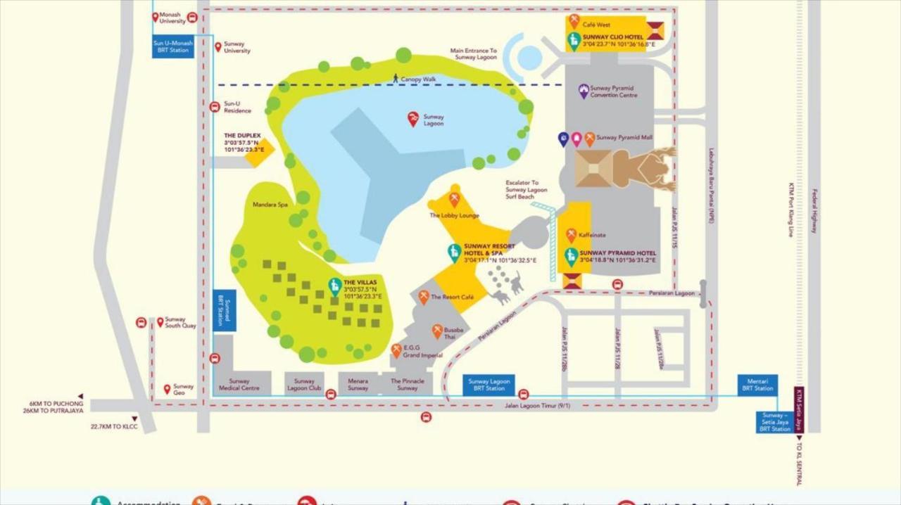 Resort Suites By Landmark At Bandar Sunway Sunway Lagoon Kampong Penaga  Экстерьер фото